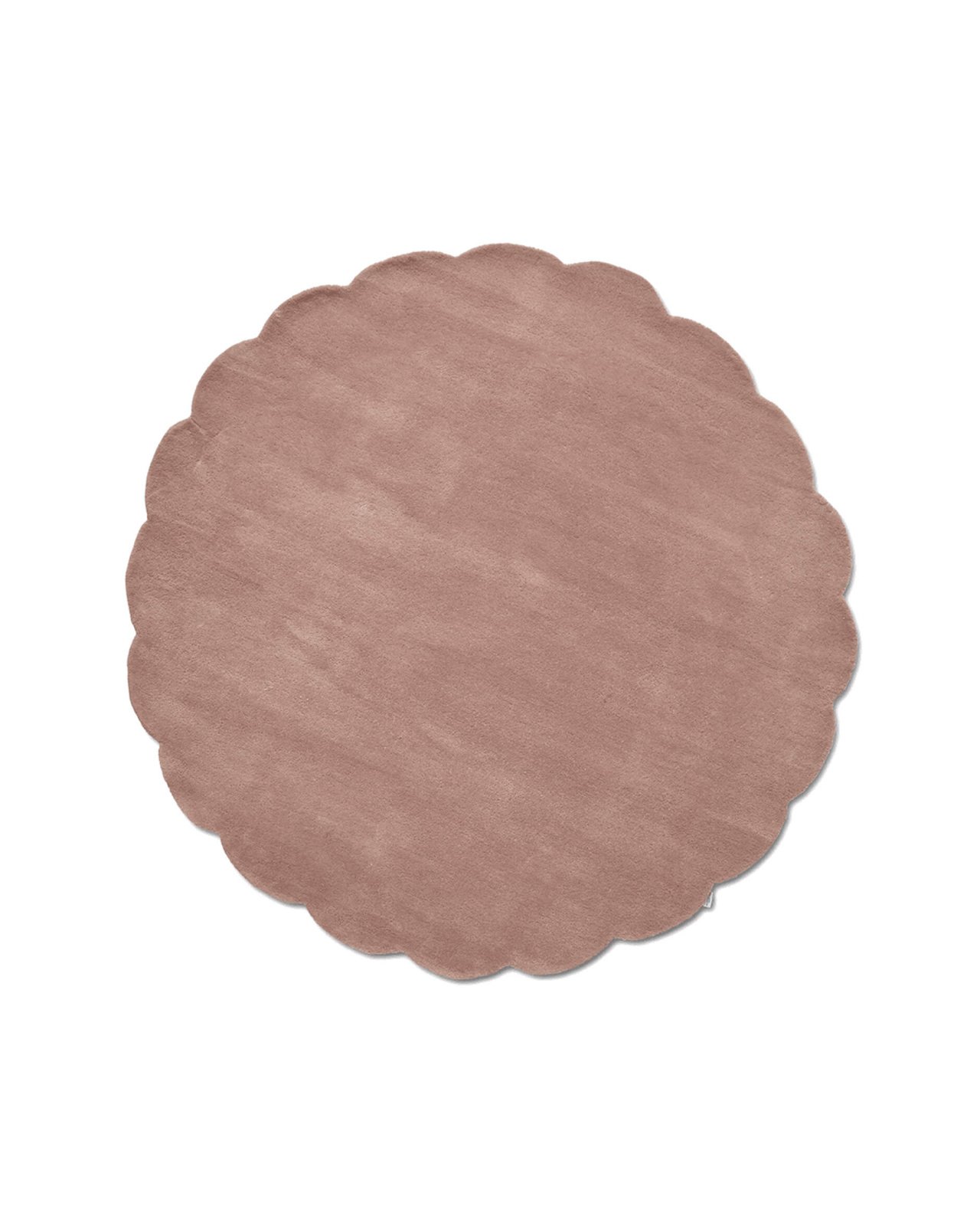 Shell Rug Round Pink