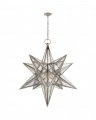 Moravian XL Star taklampa Silver