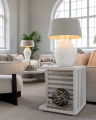 Fiora bordlampe ivory