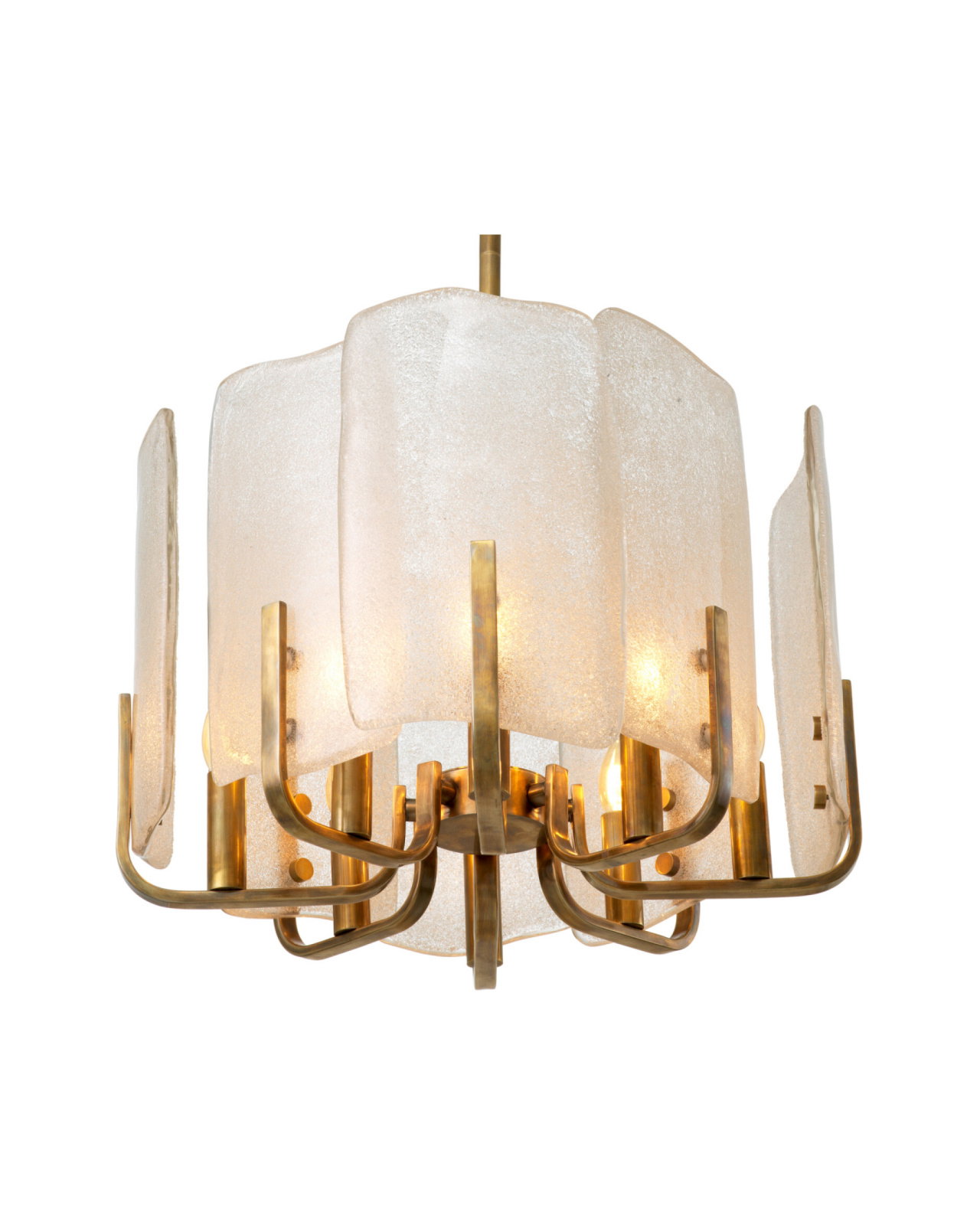 Serrano takkrona vintage mässing