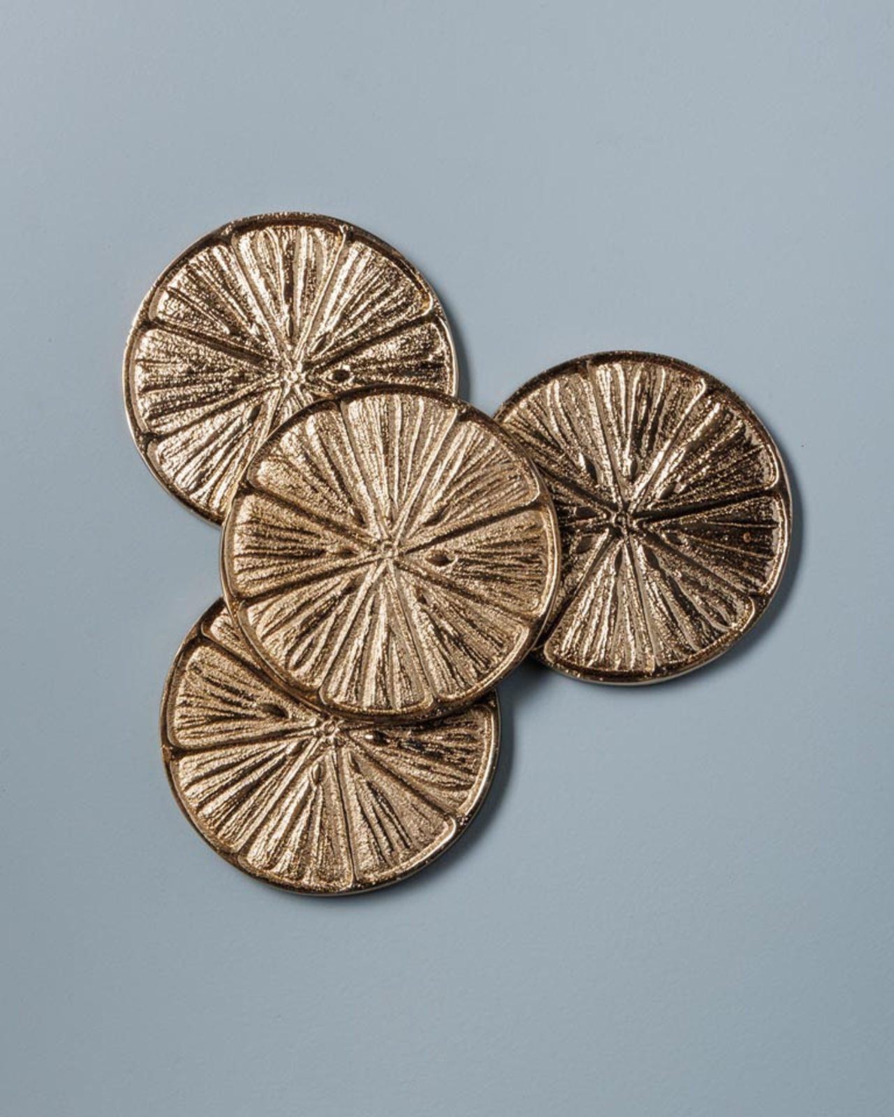 Lemon glass coasters 4-pack