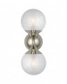 Cristol Small Double Sconce Polished Nickel