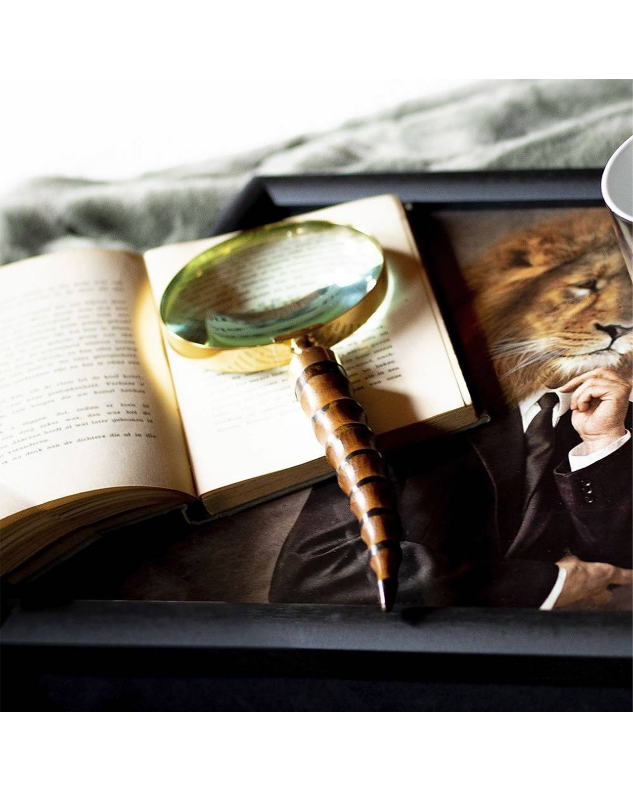 Horn Magnifying Glass