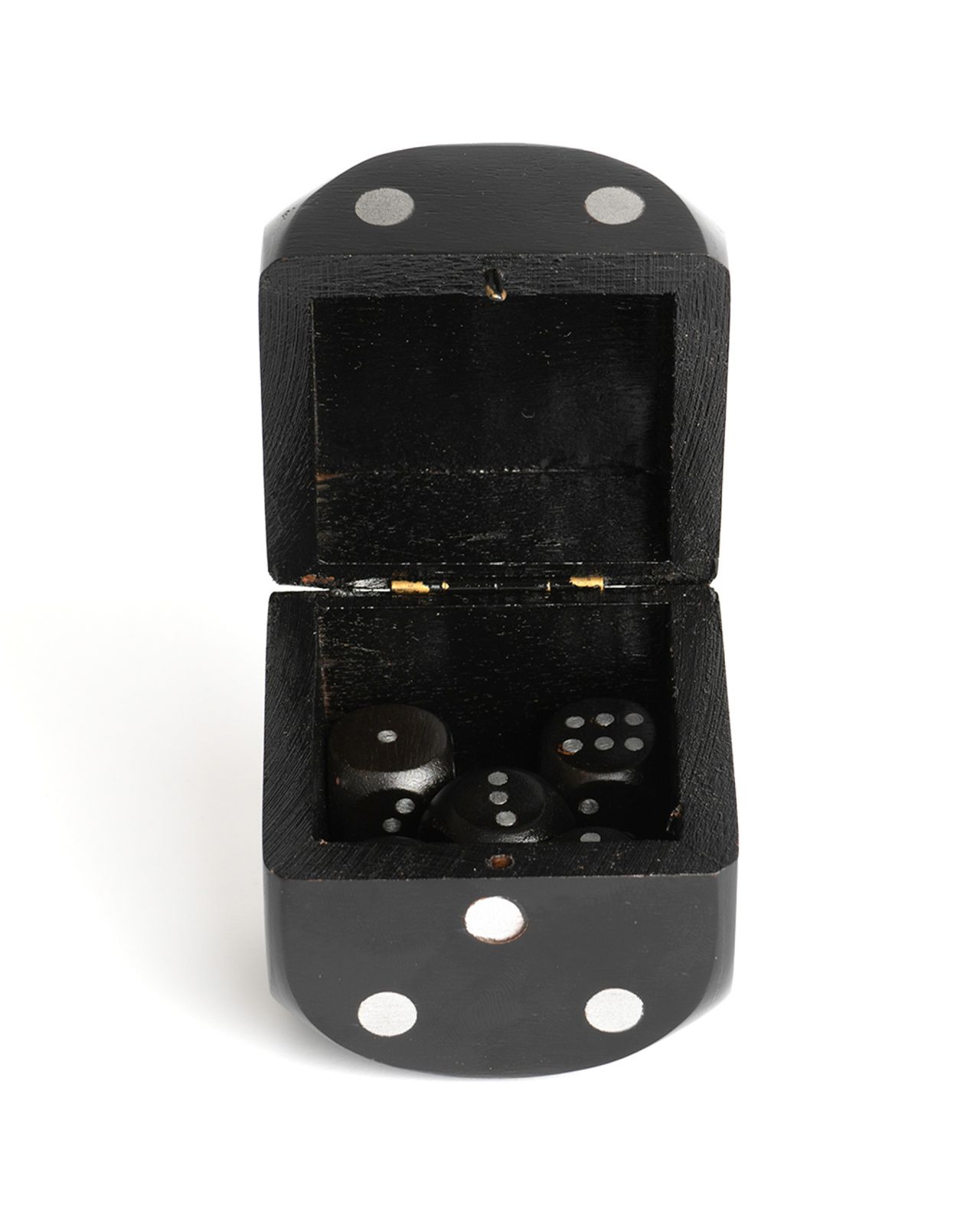 Tärning spel svart/silver