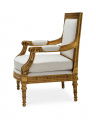 Louis fauteuil goud/sentier cream