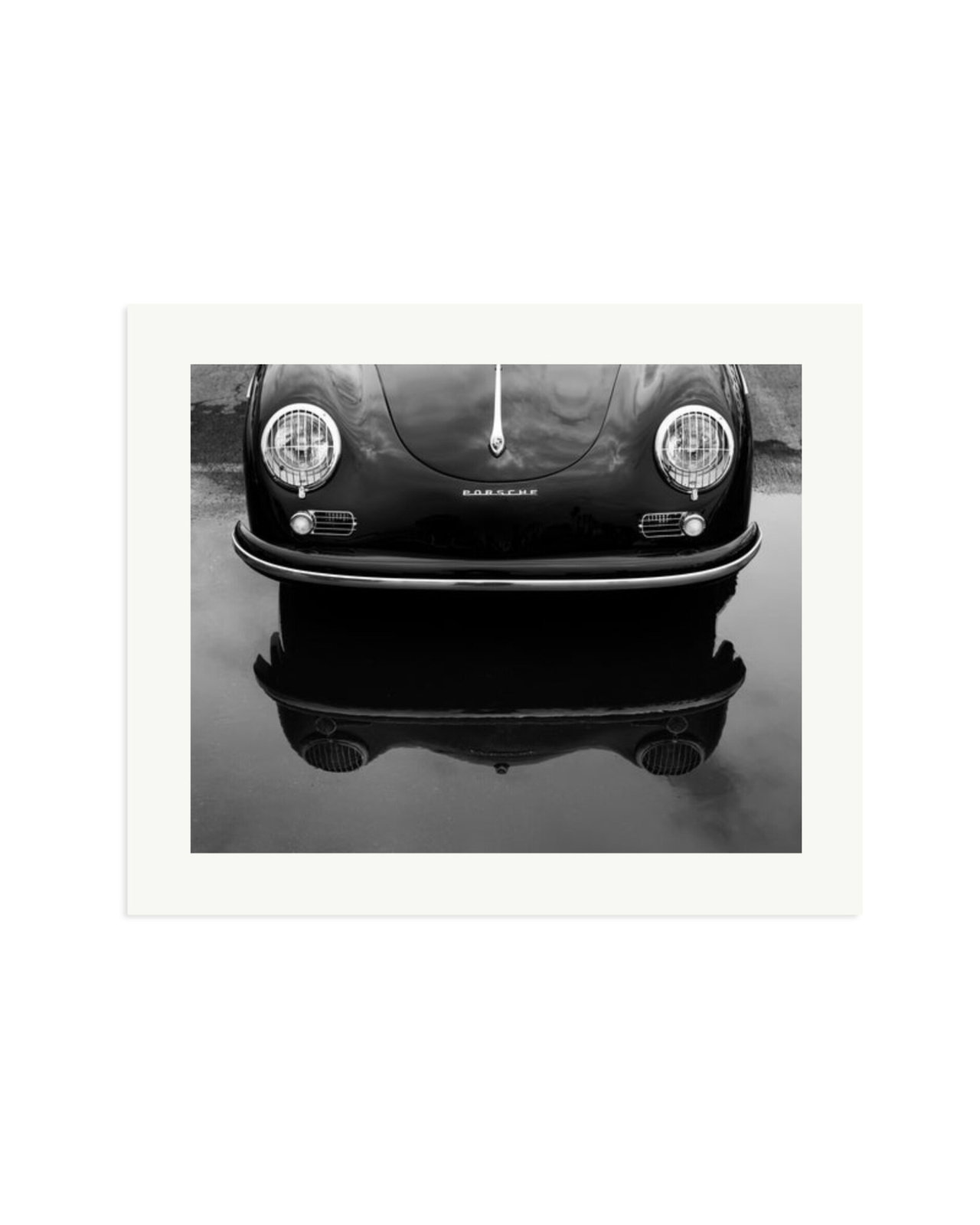 Porsche 356 Nose Print Only / Large