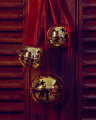 Jingle Bells dekoration rød/guld