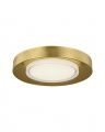Hilo 16 Flush Mount Natural Brass