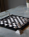 Checkers Set Black/Silver