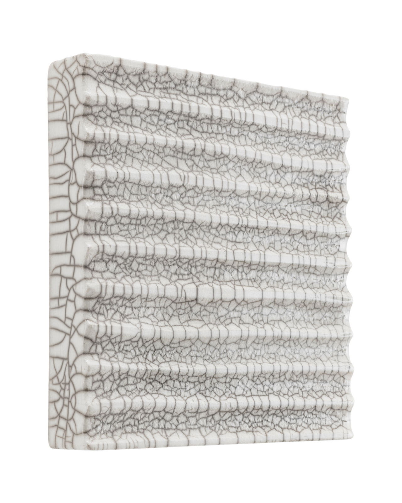 Division straight väggdekoration vit