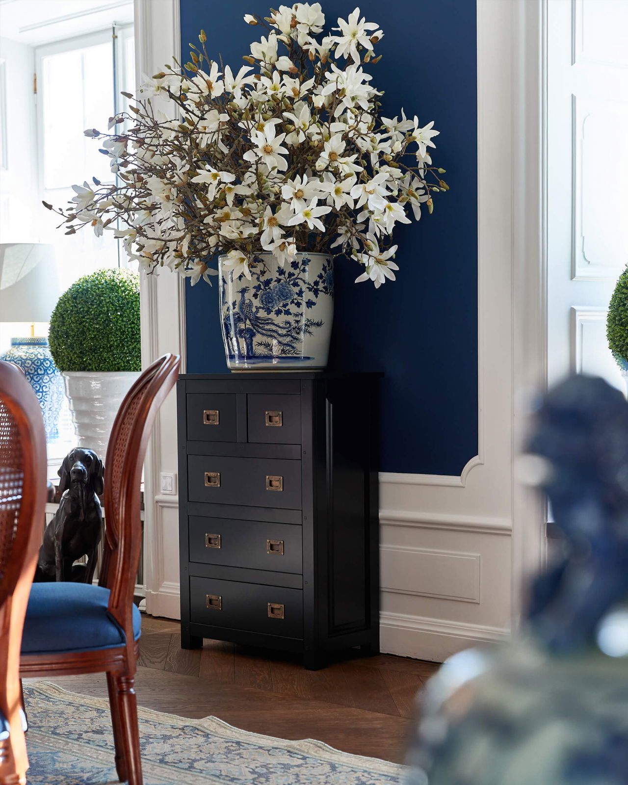 Backbay Chest of Drawers Modern Black