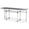 Quinn console table silver