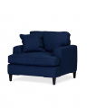 San Francisco Armchair Indigo 1-seater