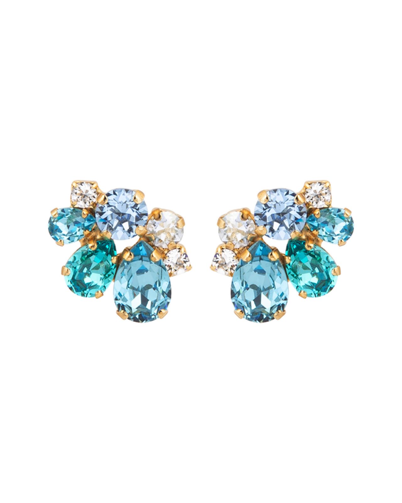 Katie earrings sea breeze combo