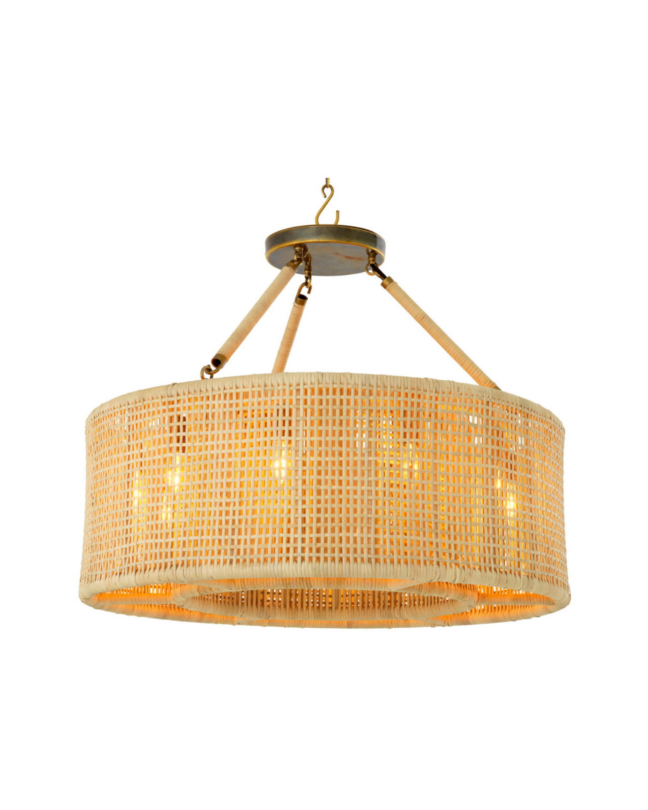 Bernardi Ceiling Lamp Natural Rattan