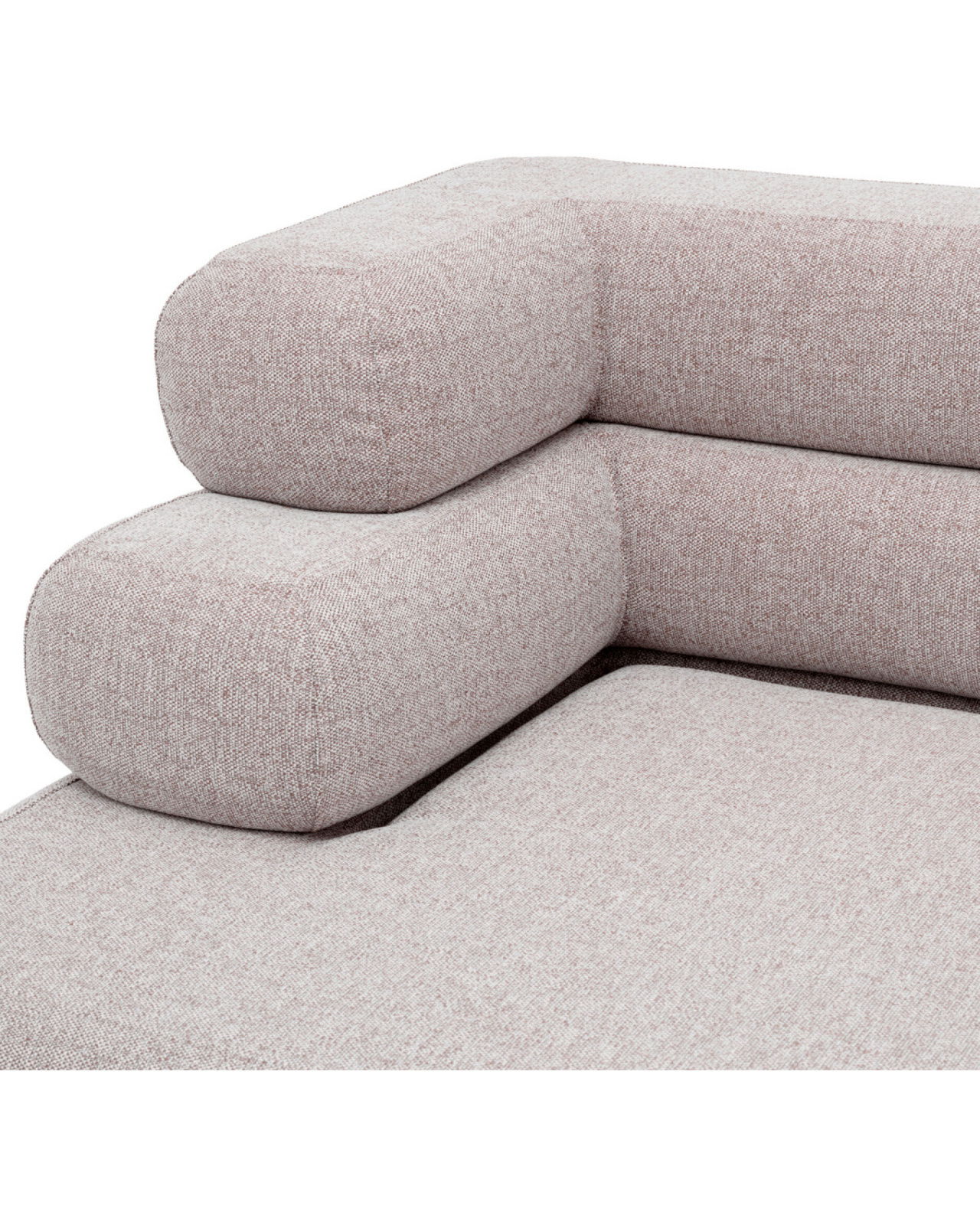 Malaga sofa mauritius light grey left