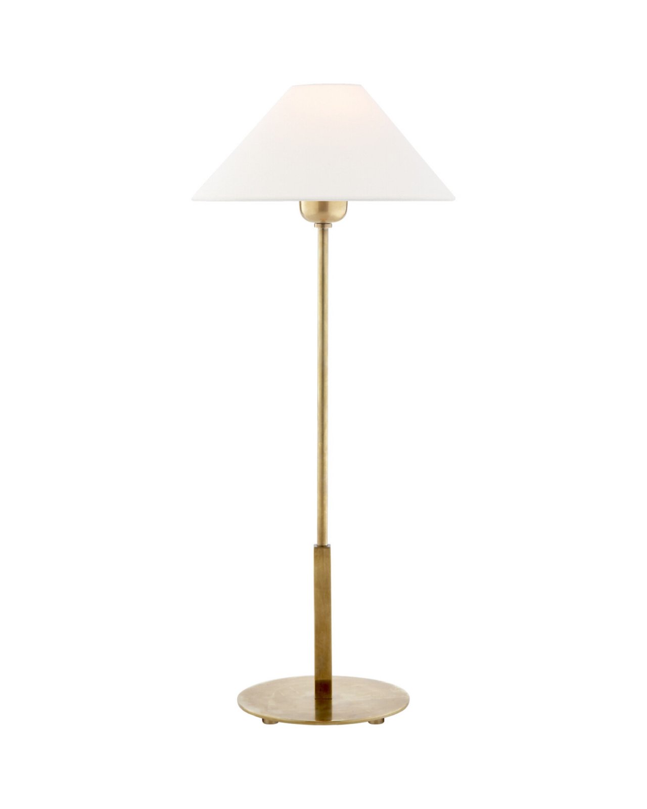 Hackney Table Lamp Antique Brass/Linen
