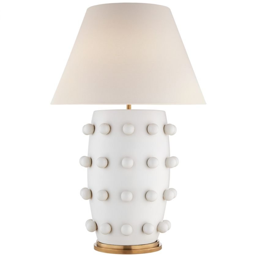 Linden bordlampe hvit