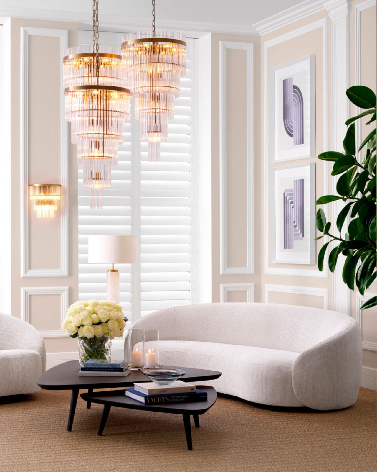 East wandlamp antiek messing