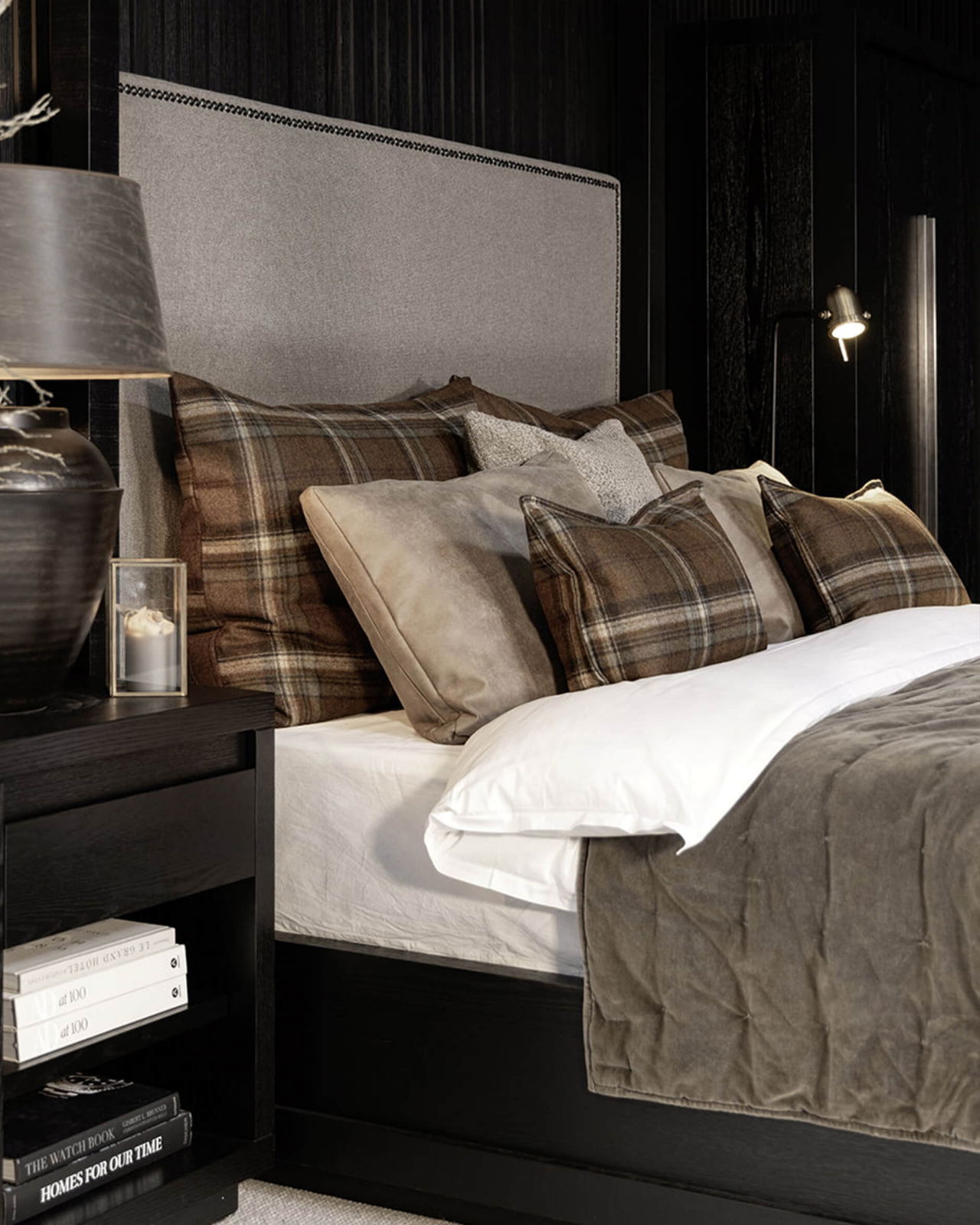 Highland kuddfodral brun