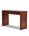 Kensington Console Table, Leather, Three-drawer