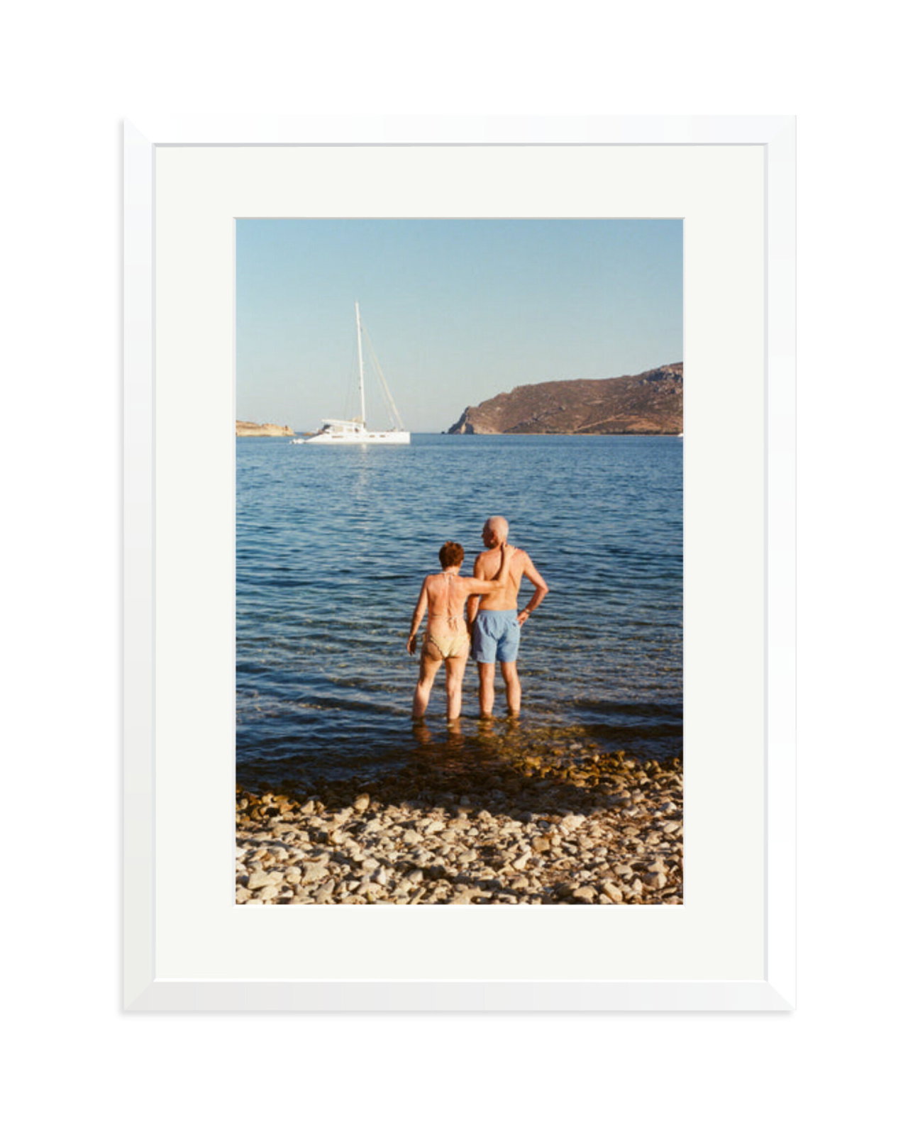 Couple in the Rocks White / XL
