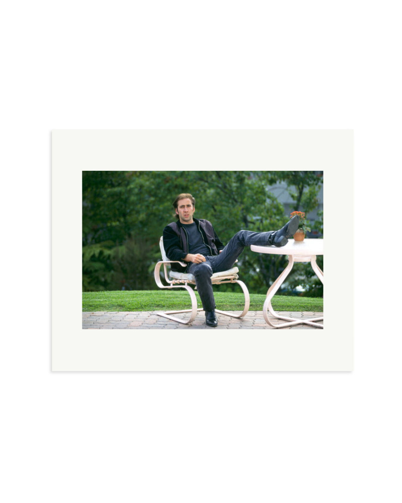 Nicholas Cage at the Westwood Marquis Hotel Print Only / Medium