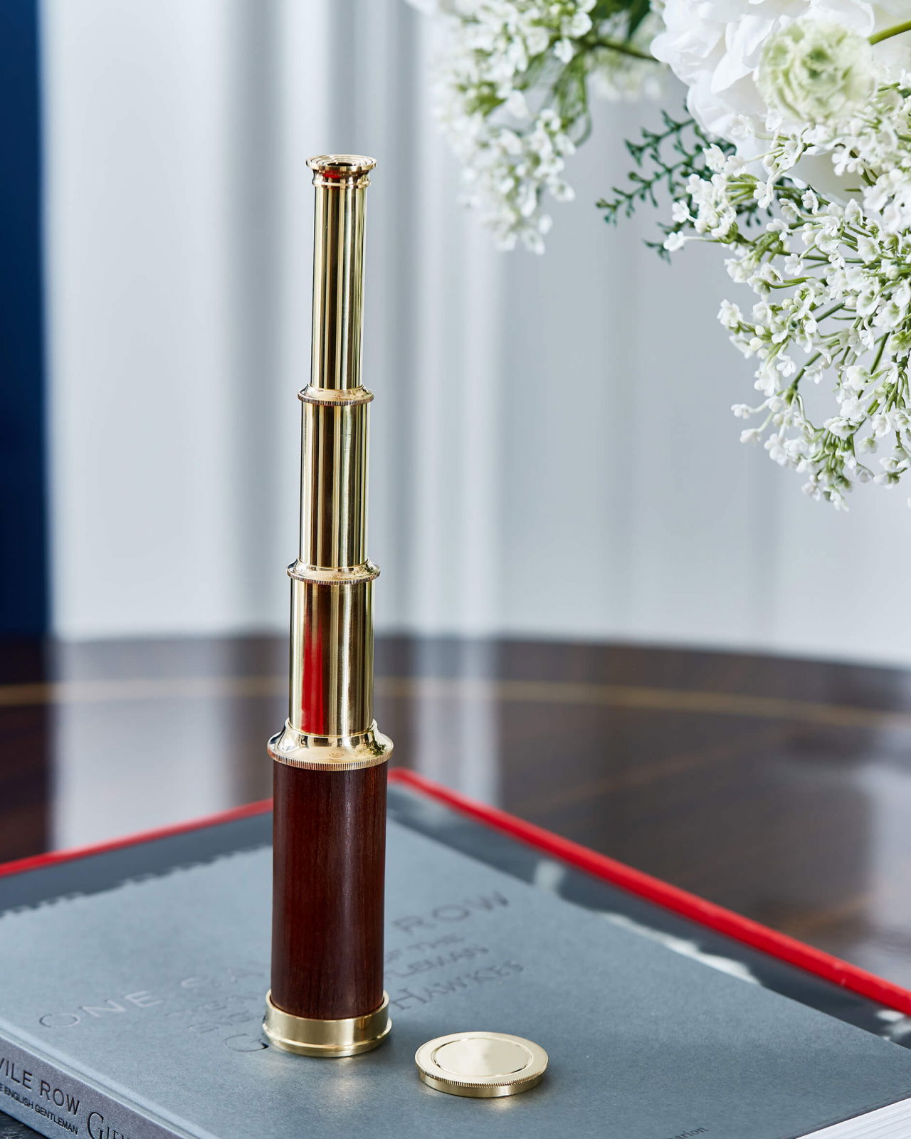 Officer's kikare mässing