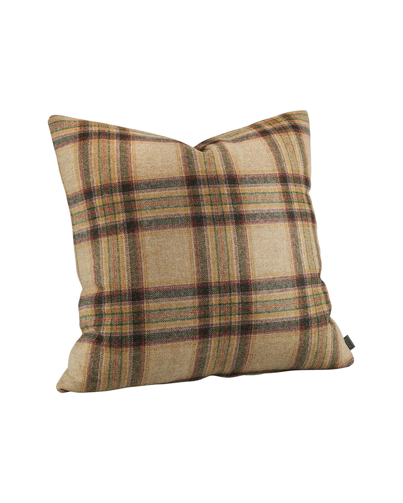 Glensdale Check Cushion Cover Olive