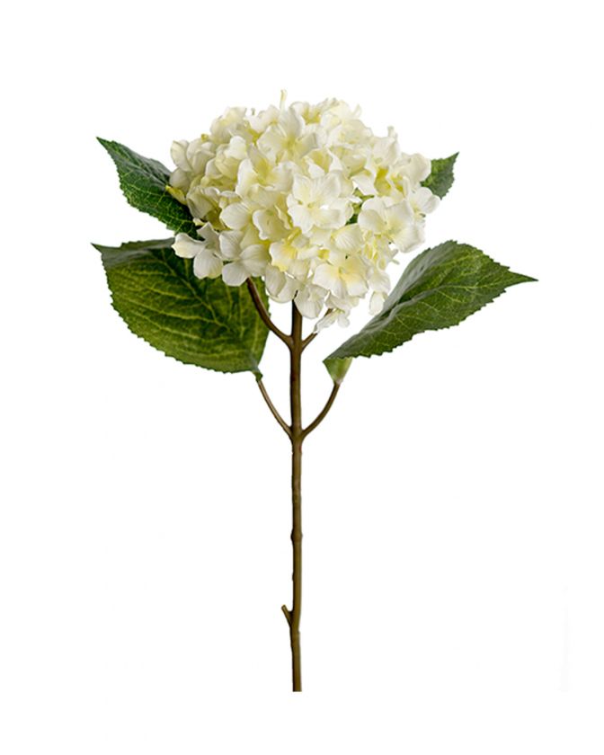 Hydrangea faux flower white - Newport