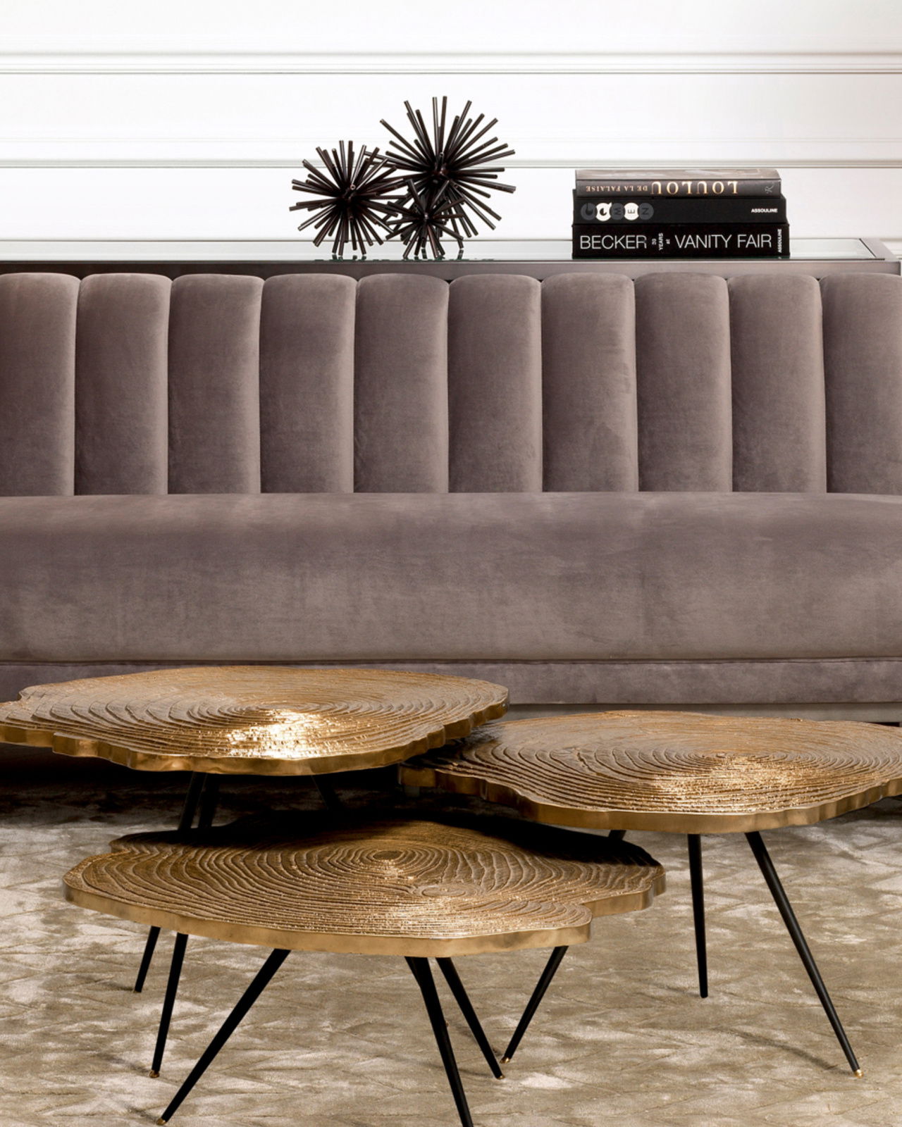 Object Meteor Bronze set of 3