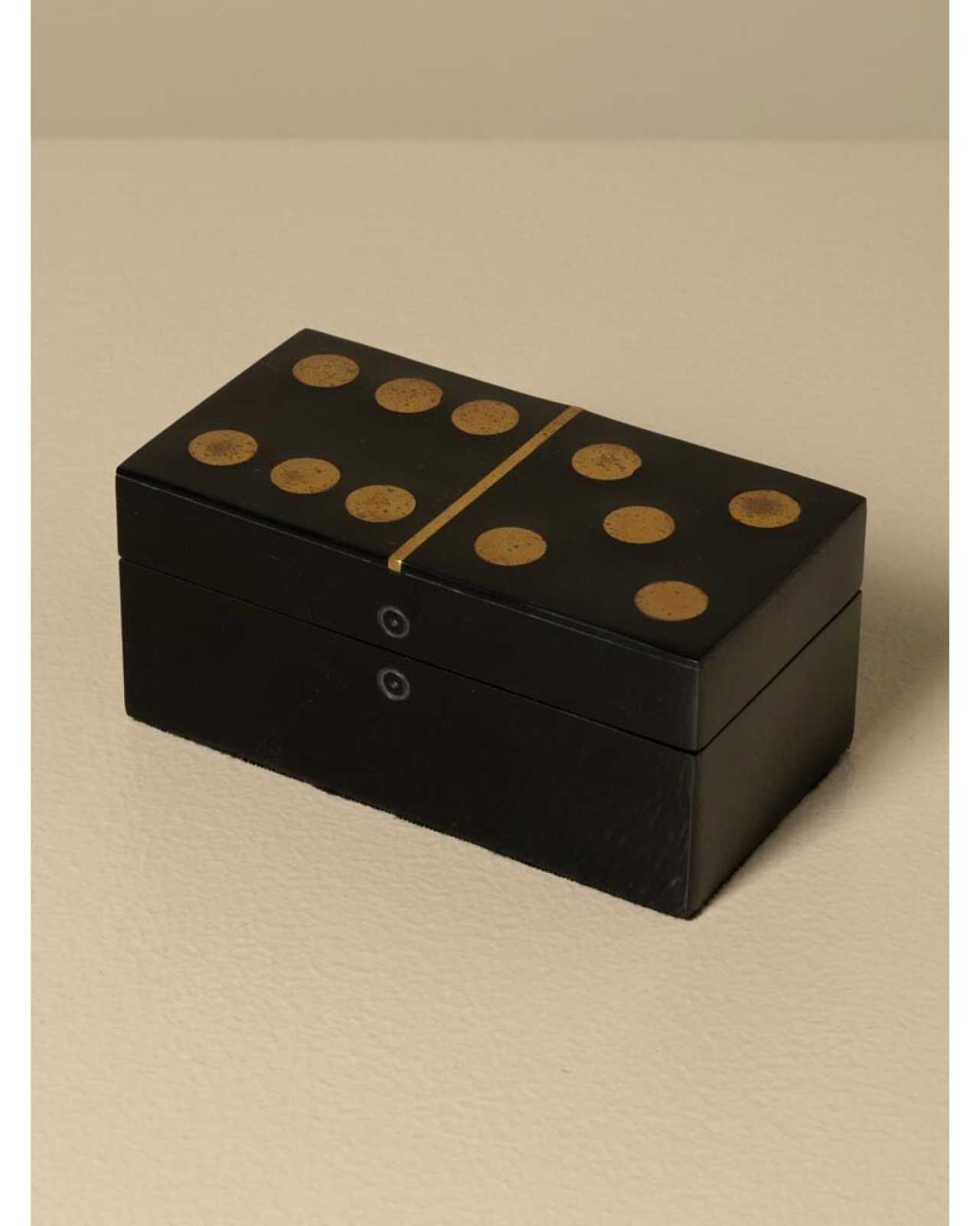 Domino Box Brown/gold