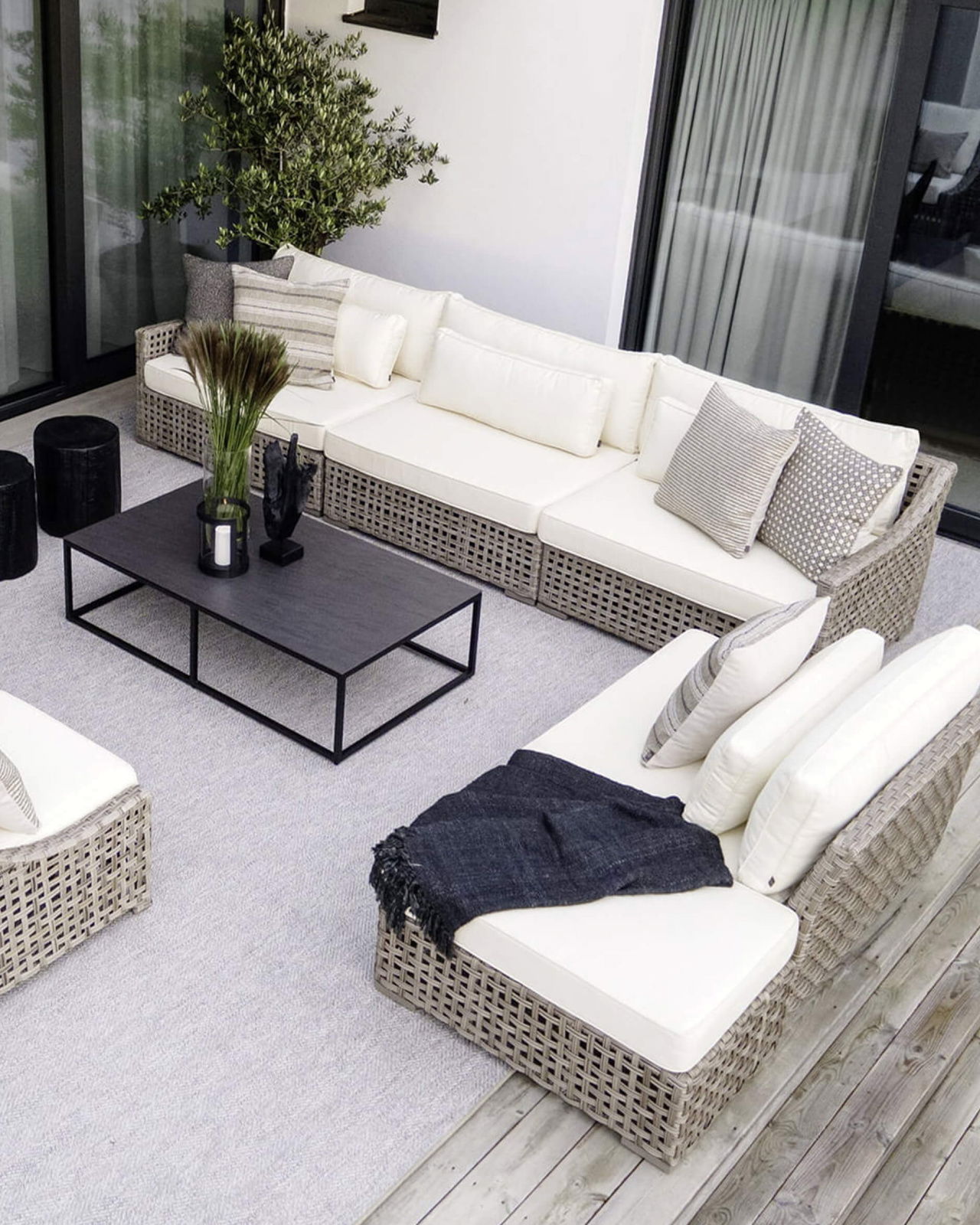 Nomad Single Stripe putetrekk linen