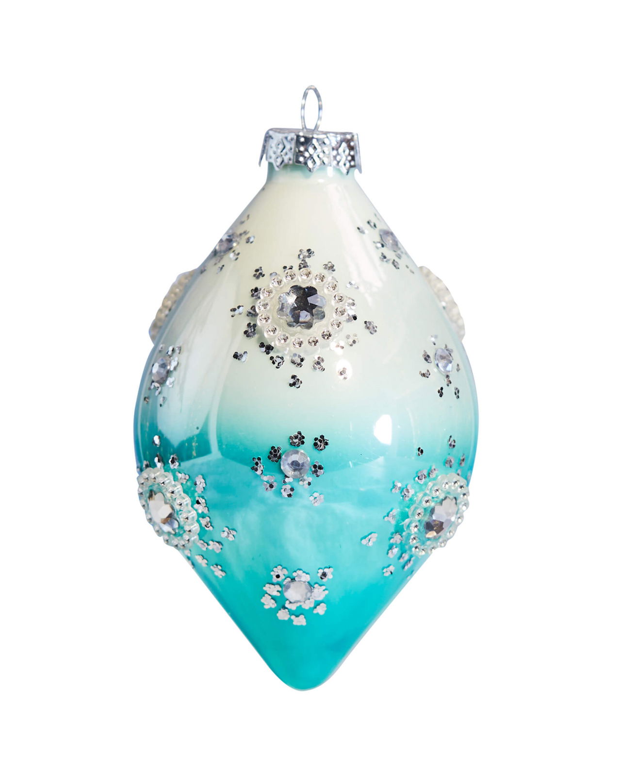 Faith julkula elongated teardrop