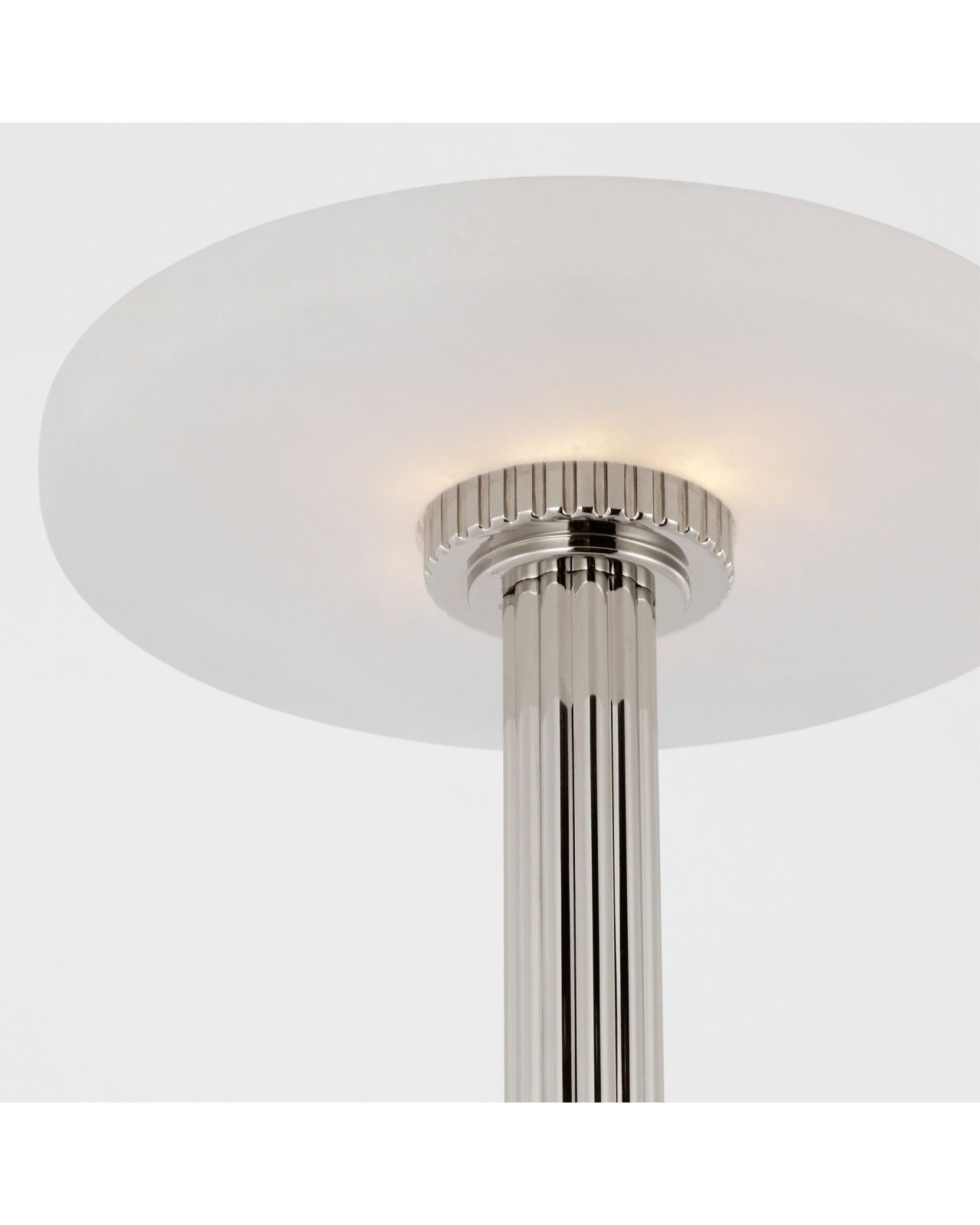 Aran 9" bordslampa uppladdningsbar nickel