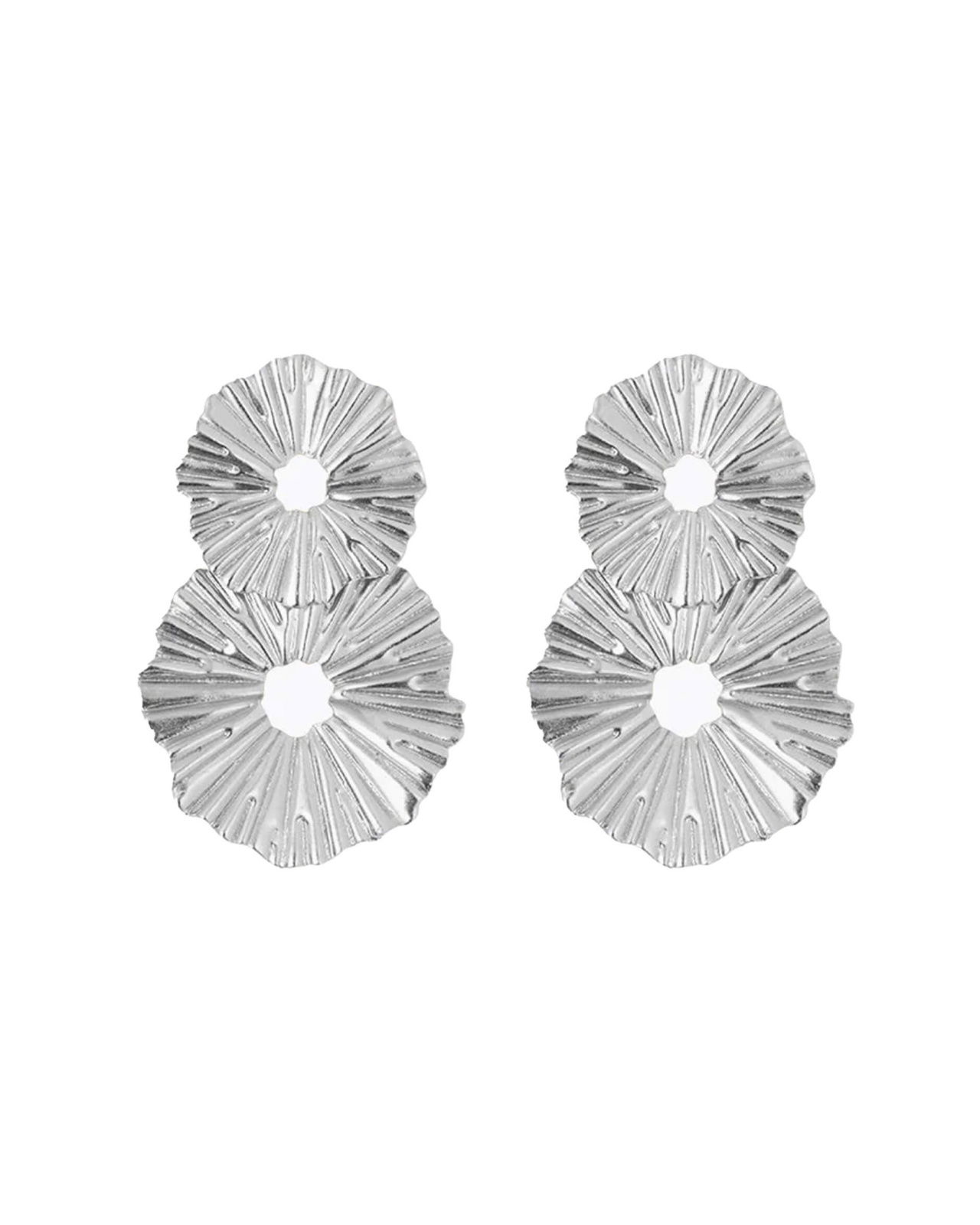 Vassia øreringe rhodium