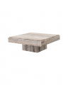 Sartoria Coffee Table Silver Travertine