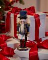 Erland Nutcracker Blue/White 25cm