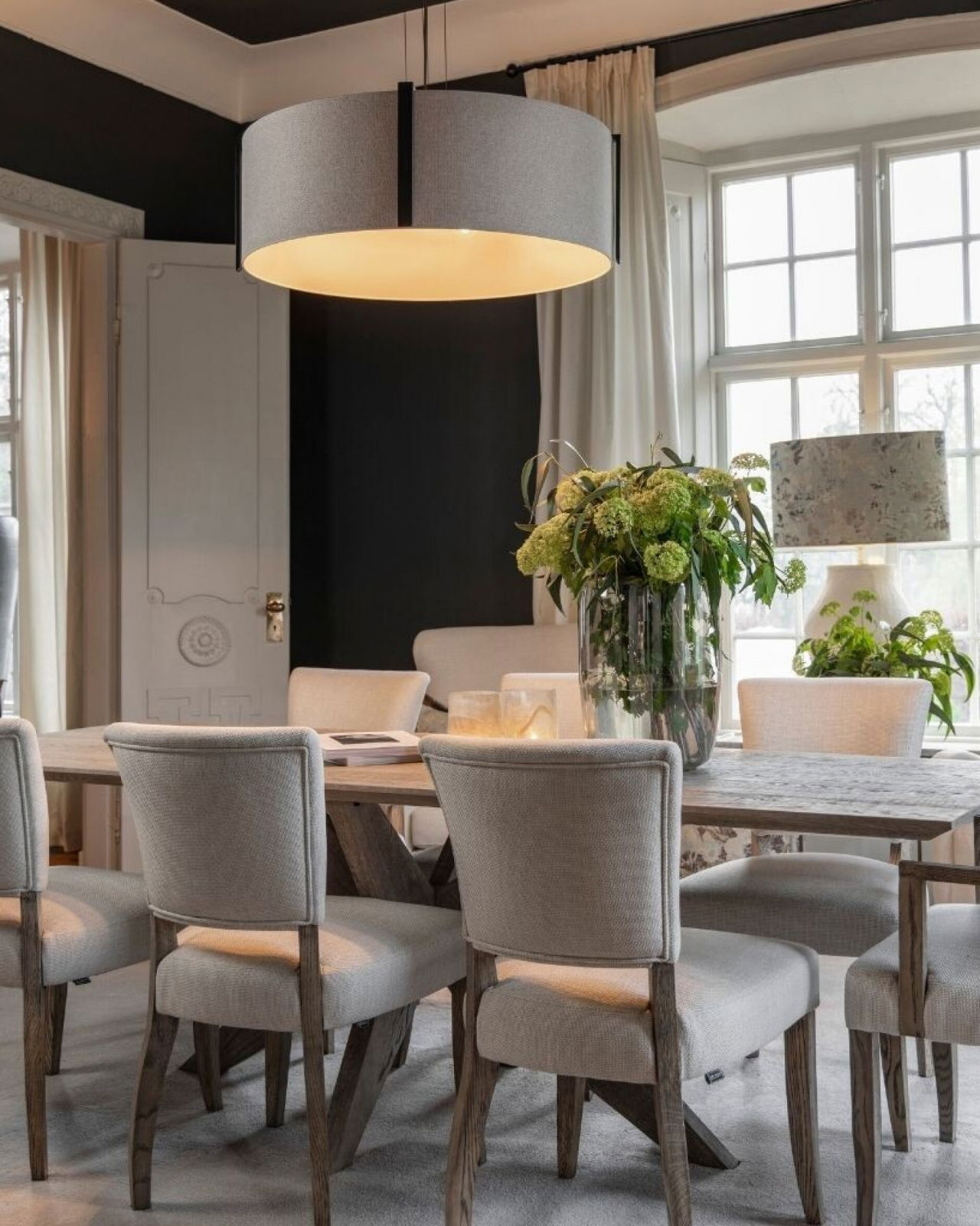 Lake Slim Dining Table Pebbles Grey