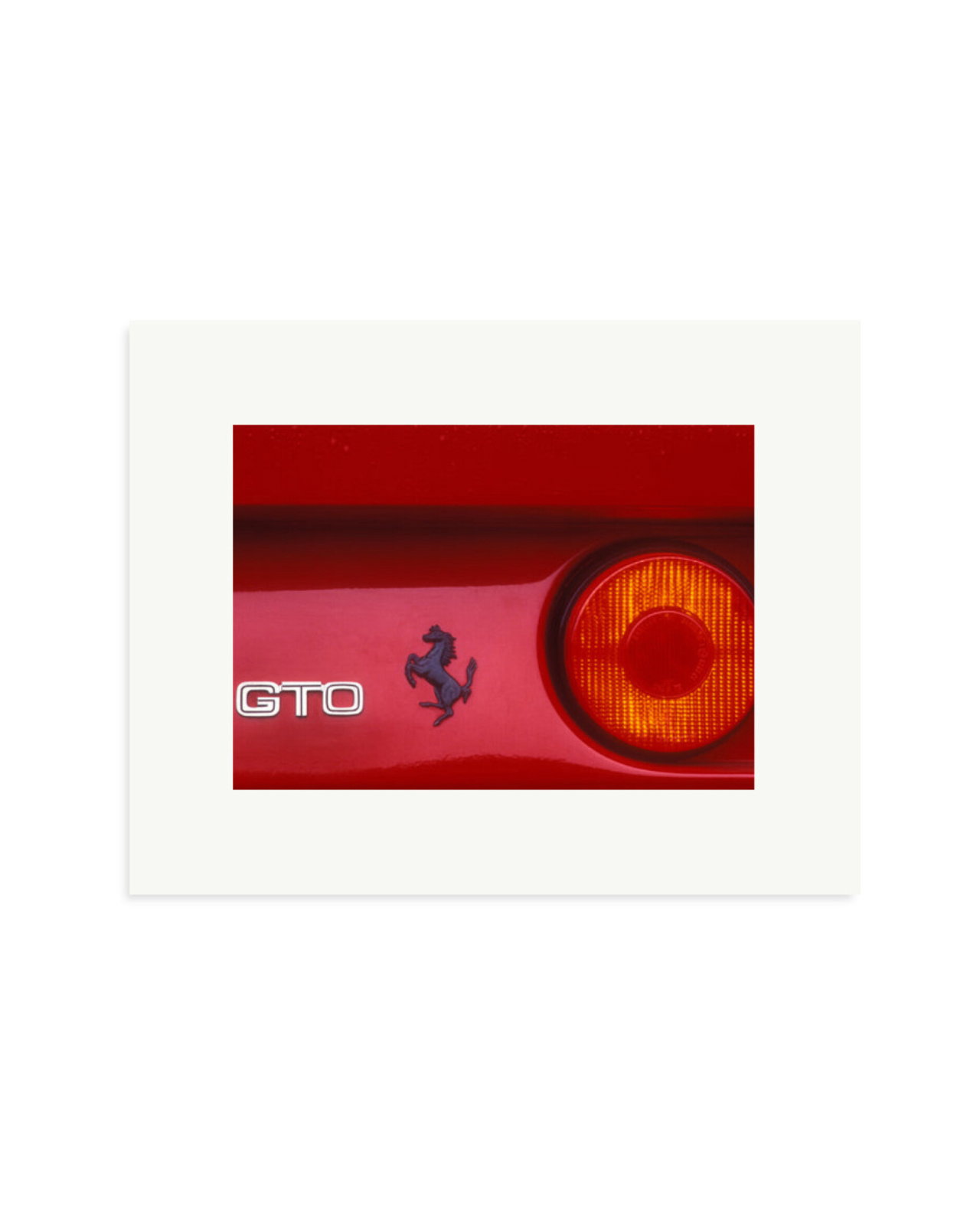 Ferrari 288 badge Print Only / Small