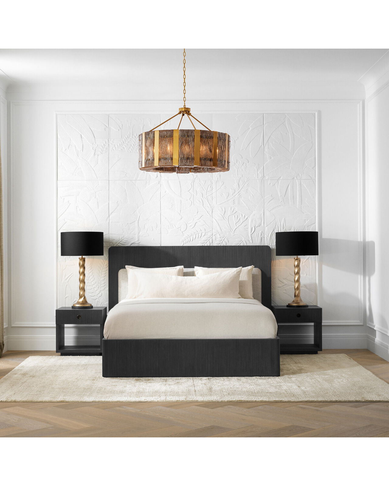 Elysian Chandelier Antique Brass