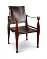 Bridle Leather Campaign Chair