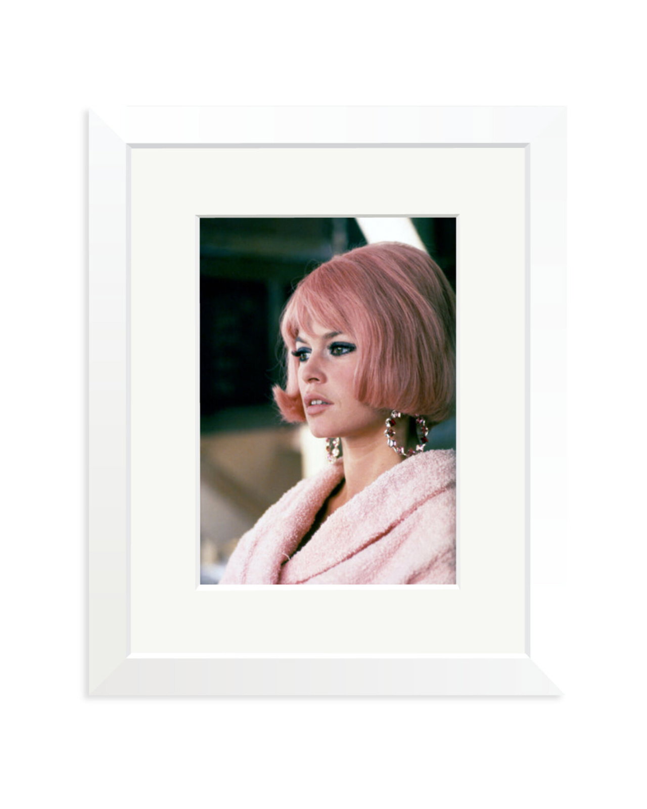 Pink Bardot White / Small