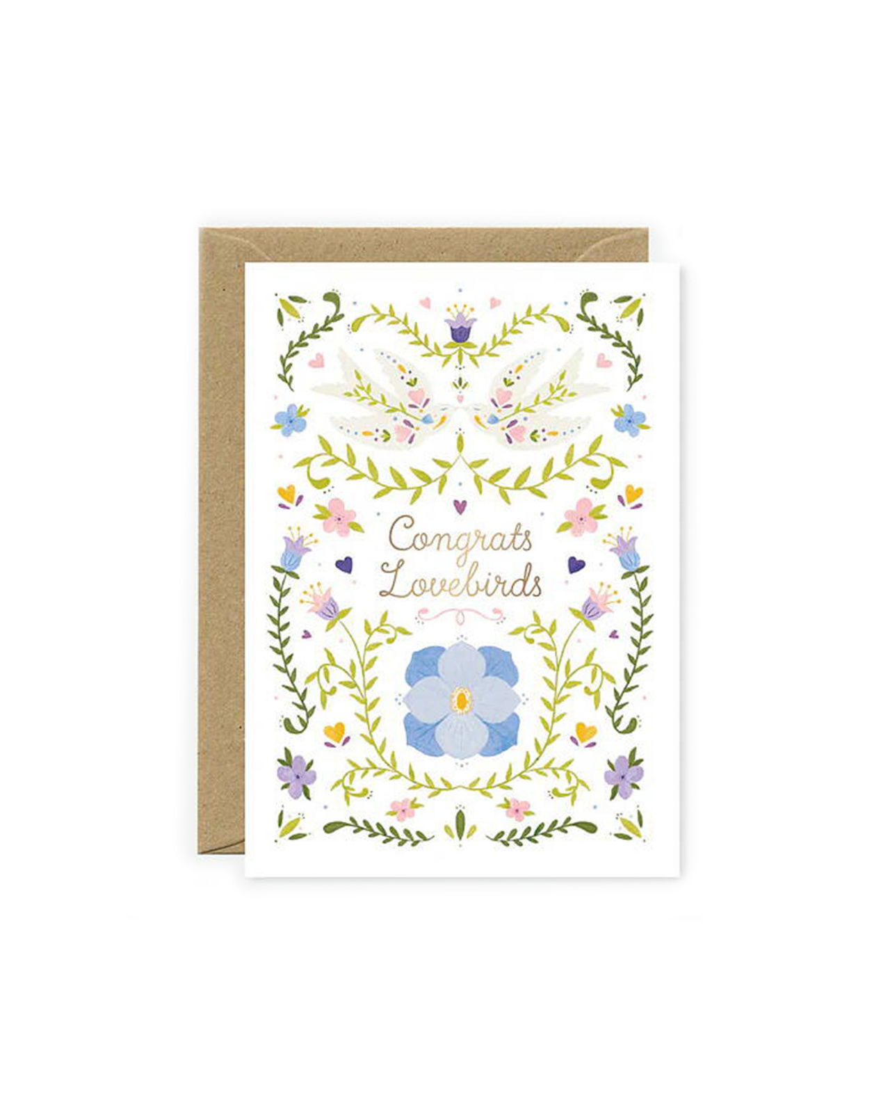 Congrats Lovebirds Card