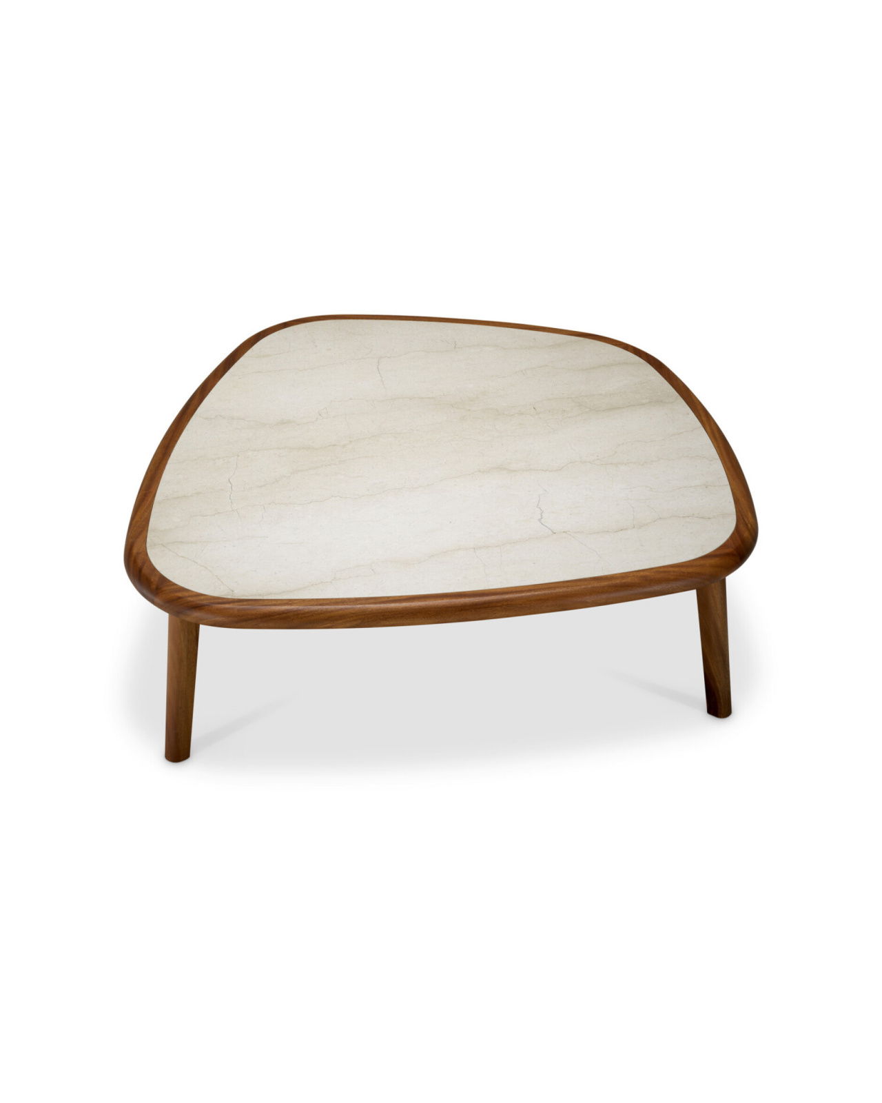 Wilma Coffee Table Mahogany Marble
