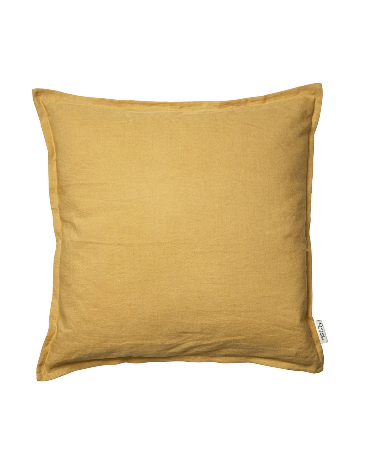 Classic Linen cushion cover ochre