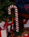 Willie Candy Cane Ornament White/Red L