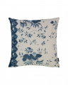 Elyria Floral Batik kuddfodral blå / vit
