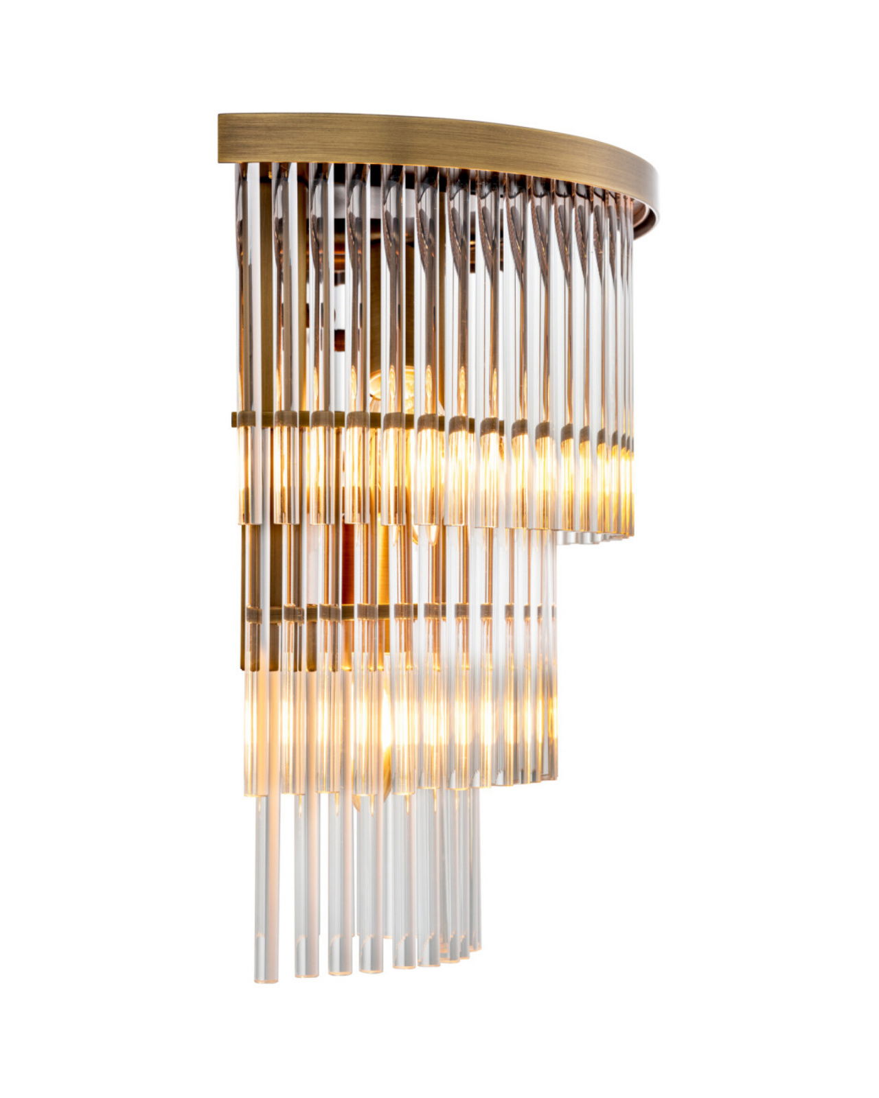 East wandlamp antiek messing