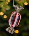 Madison Caramel Christmas Tree Decoration Red/White